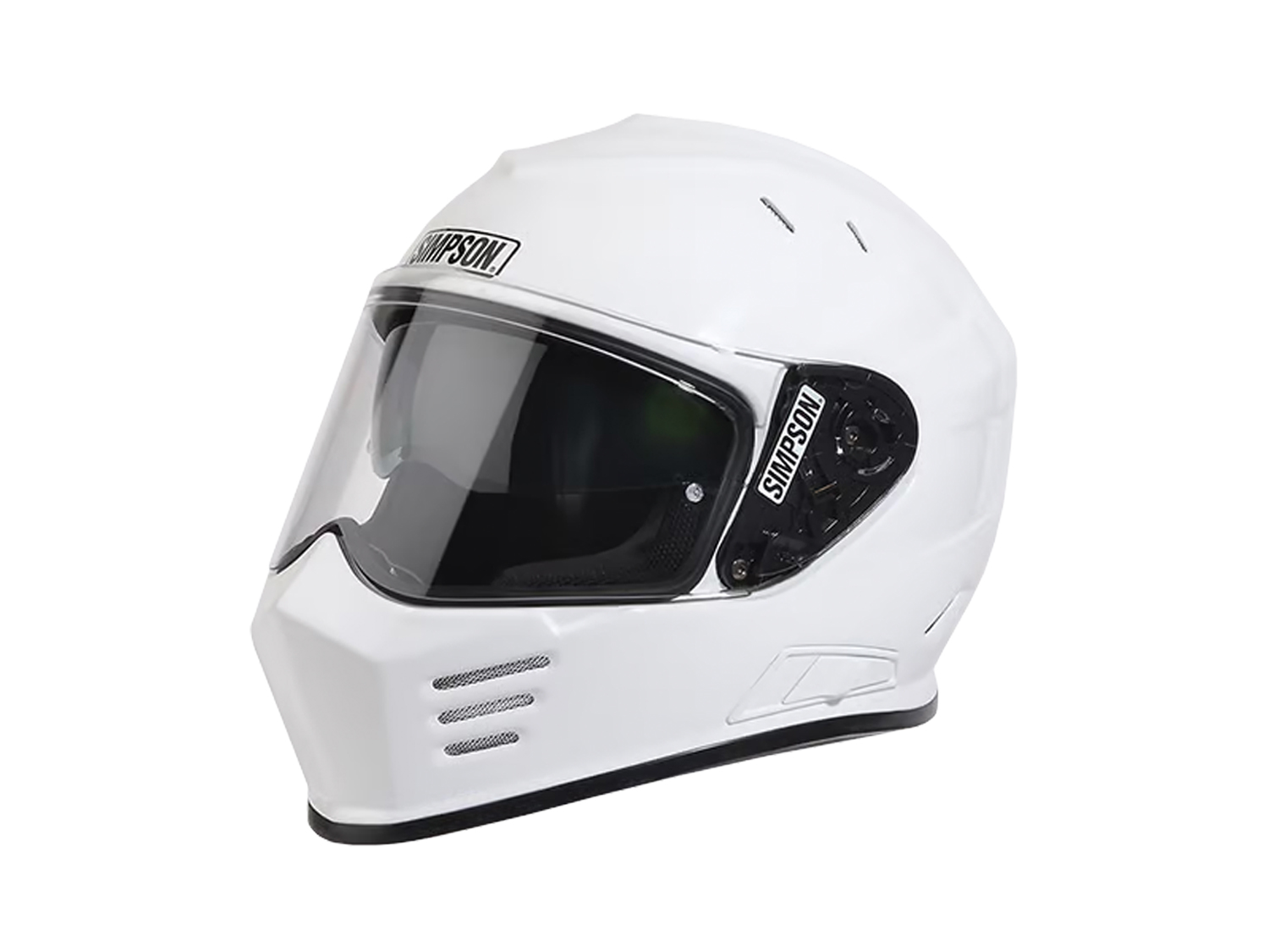 SIMPSON MOTORCYCLE GHOST BANDIT HELMET WHITE