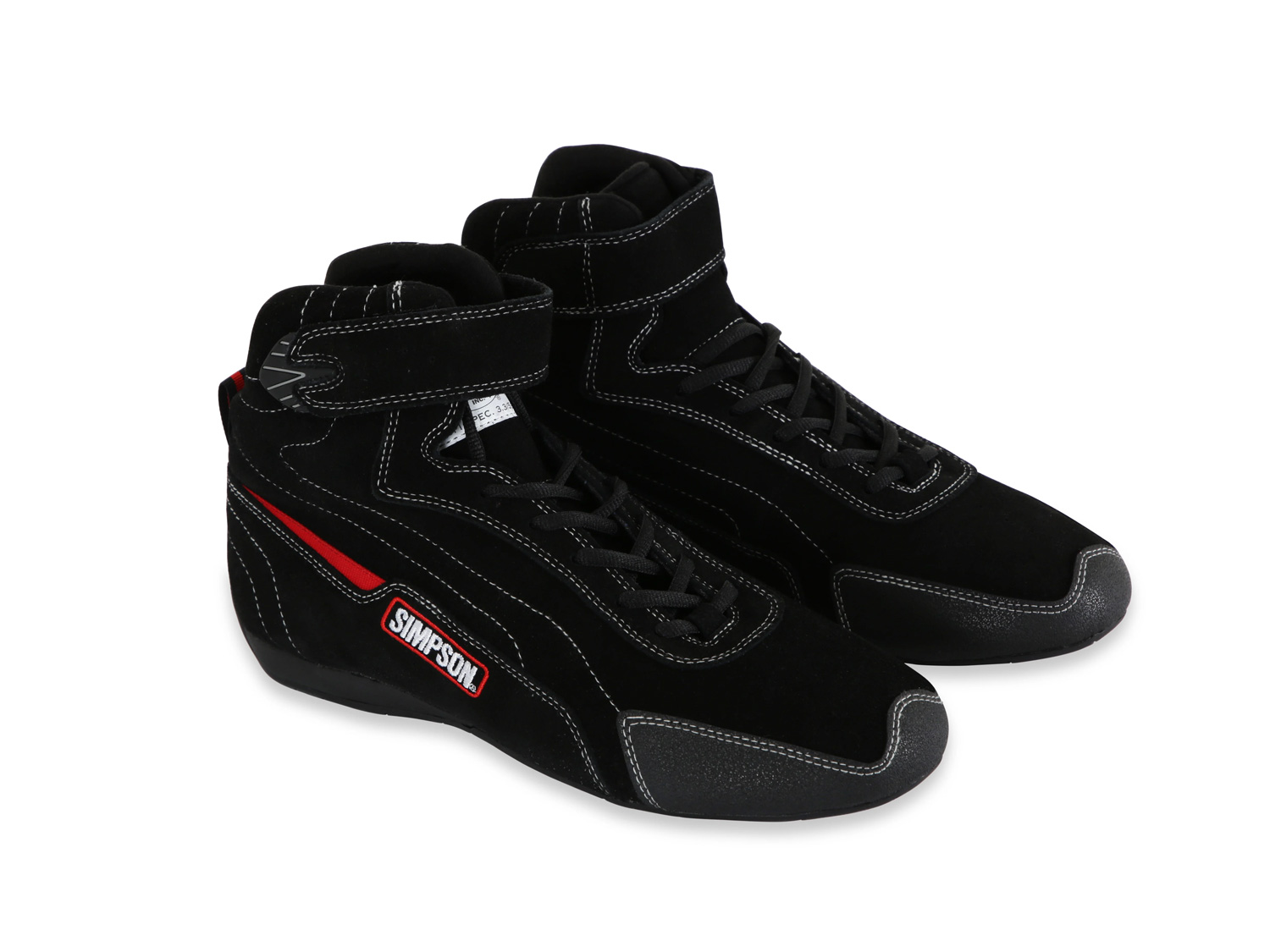 รองเท้า Simpson Racing Turbine High Top Shoe Black