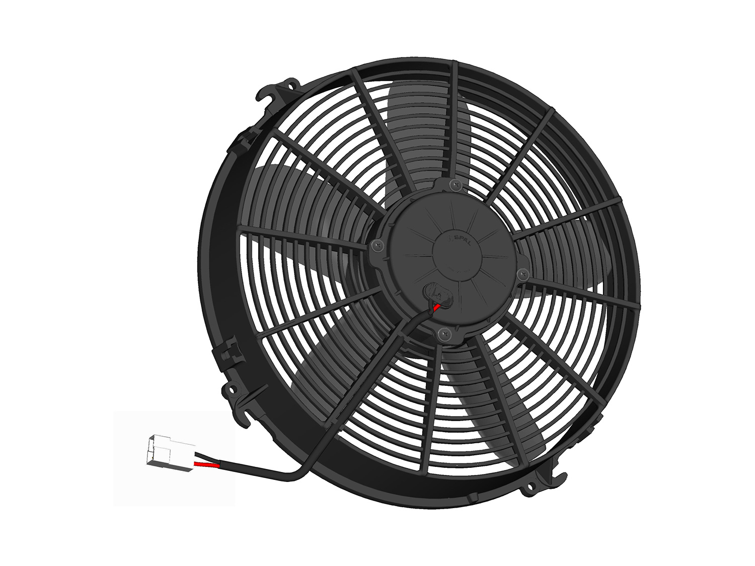 พัดลมหม้อน้ำ SPAL 24V VA34-BP70/LL-36A ขนาด 12"