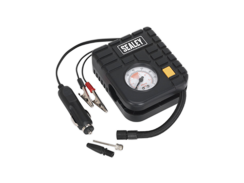 Micro Air Compressor with Work Light 12V